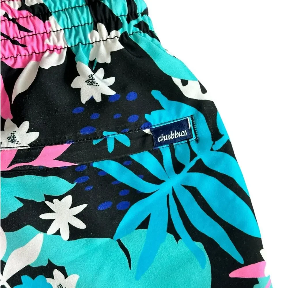 CHUBBIES Men's Tropical Leaf Swim Trunks 5.5